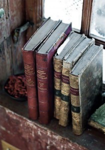 Books near a Window